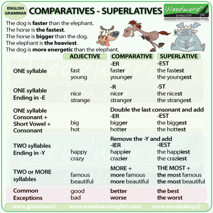 Contoh soal comparative dan superlative beserta jawabannya