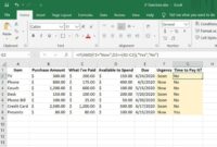 Contoh soal if excel