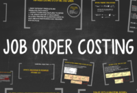 Contoh soal job order costing