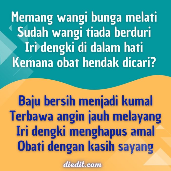 Contoh soal pantun