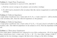 Contoh soal transformator 1 fasa