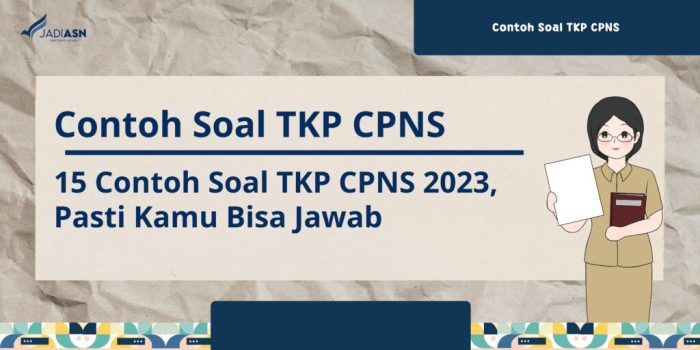 Contoh soal tkp cpns