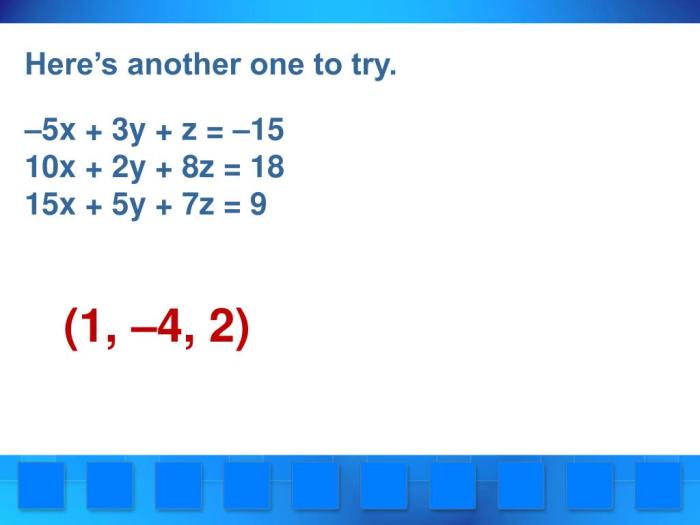 Contoh soal persamaan linear tiga variabel kelas 10