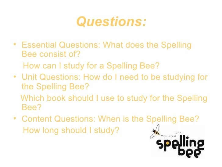 Contoh soal spelling bee