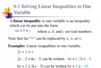 Contoh soal pertidaksamaan linear satu variabel beserta jawabannya