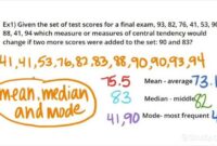 Contoh soal median mean modus