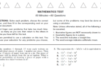 Contoh soal ujian matematika