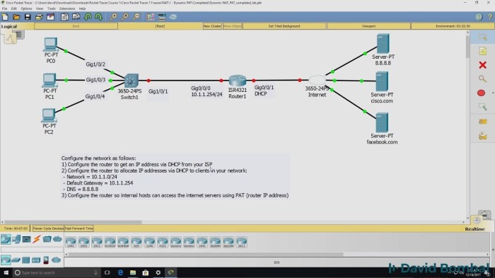 Contoh soal praktek cisco packet tracer