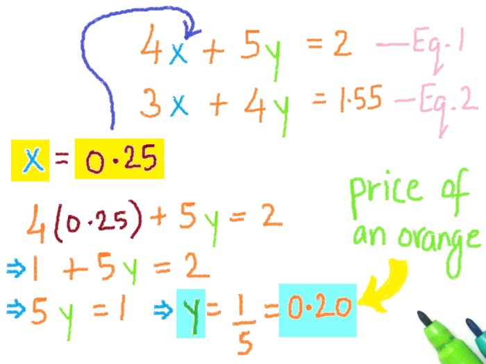 Contoh soal sistem persamaan linear dua variabel kelas 8