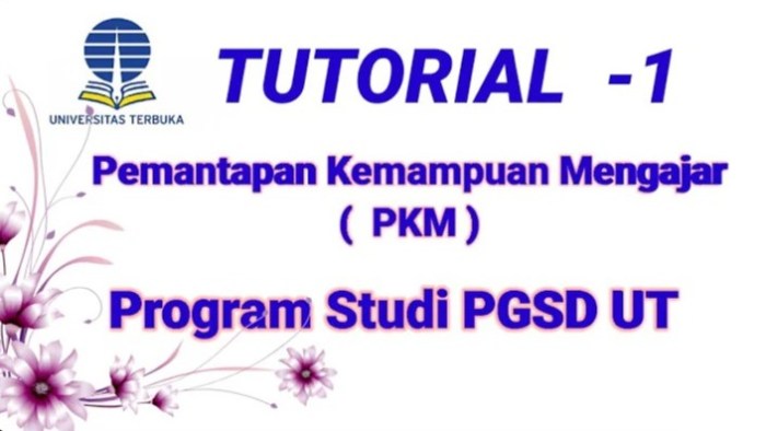 Contoh laporan pkm ut pgsd semester 6