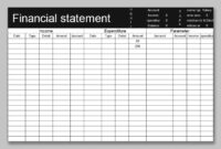 Excel contoh laporan keuangan sederhana