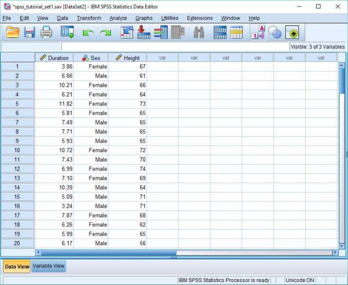 Contoh soal spss