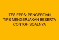 Contoh soal epps