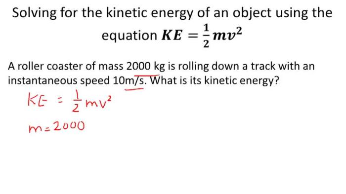 Contoh soal tentang energi kinetik